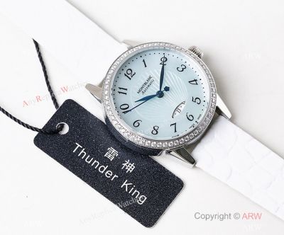 Highest Quality Montblanc Replica Boheme Date Watch SS Diamond 33mm